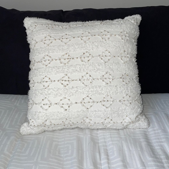 Target Other - White & Gold throw pillow